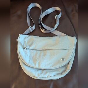 lululemon athletica  Grey Crossbody Bag
